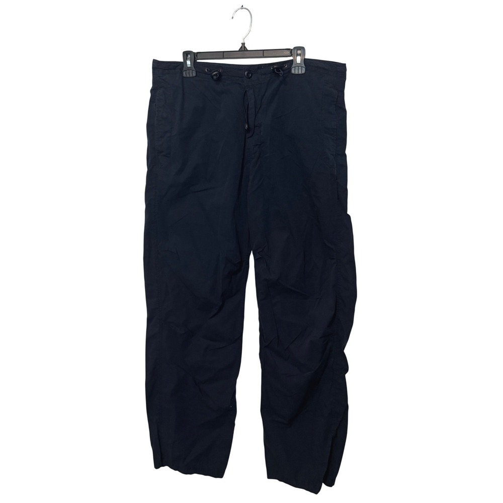 Diesel Military Style Pants Mens 36 Navy Made in Italy Cord Lock Toggle Combat